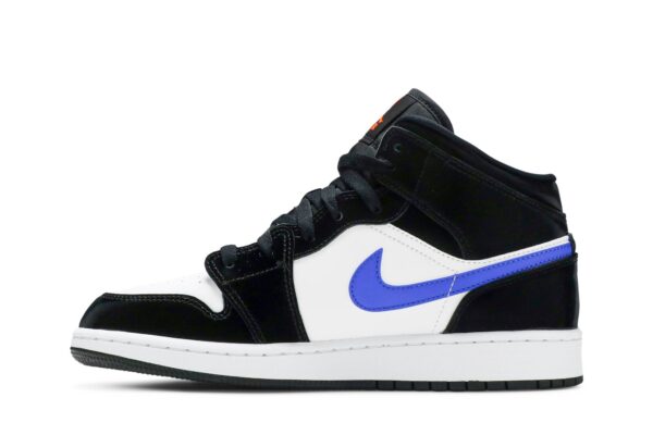 Jordan 1 Mid Black Racer Blue White (GS) 554725-084 - Phonecase4u photo 3
