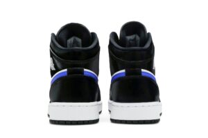 Jordan 1 Mid Black Racer Blue White (GS) 554725-084 - Phonecase4u photo 6
