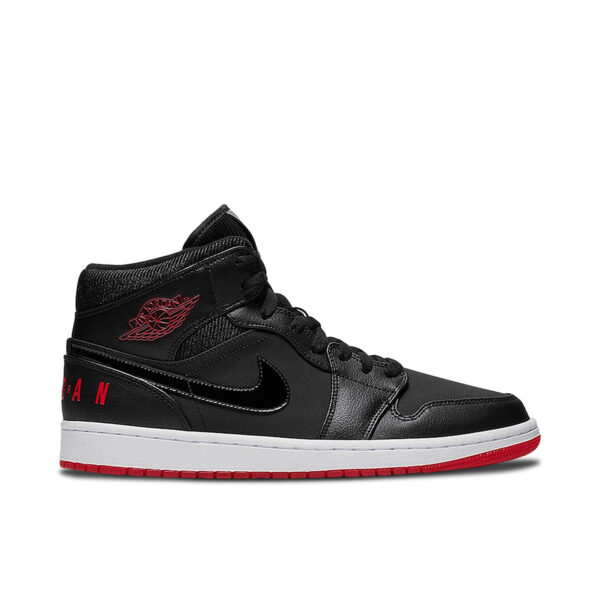 Jordan 1 Mid Black University Red BQ6578-001 - Phonecase4u photo 1