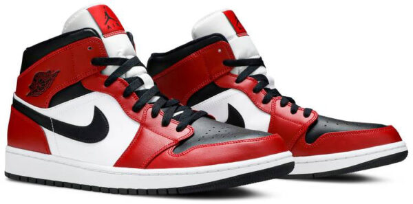 Jordan 1 Mid Chicago Toe 554724-069 - Phonecase4u photo 3