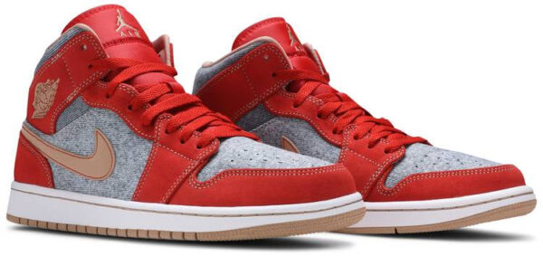 Jordan 1 Mid Denim Red DM4352-600 - Phonecase4u photo 3