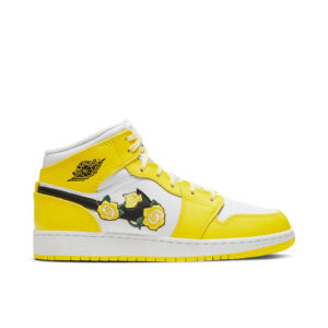 Jordan 1 Mid Dynamic Yellow Floral (GS) AV5174-700 - Phonecase4u photo 1