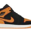 Jordan 1 Mid Fat Tongue Black Orange FJ4923-008 - Phonecase4u photo 1