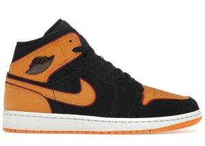 Jordan 1 Mid Fat Tongue Black Orange FJ4923-008 - Phonecase4u photo 1