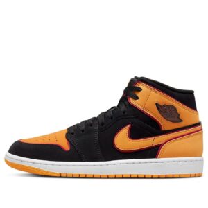 Jordan 1 Mid Fat Tongue Black Orange FJ4923-008 - Phonecase4u photo 2