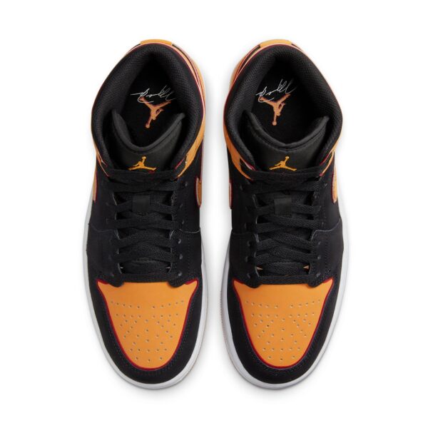 Jordan 1 Mid Fat Tongue Black Orange FJ4923-008 - Phonecase4u photo 4