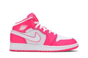 Jordan 1 Mid Hyper Pink White (GS) 555112-611 - Phonecase4u photo 1