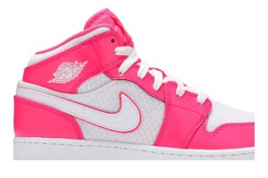 Jordan 1 Mid Hyper Pink White (GS) 555112-611 - Phonecase4u photo 2