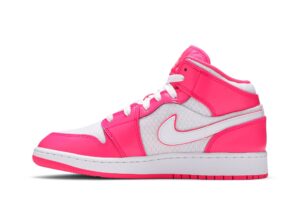 Jordan 1 Mid Hyper Pink White (GS) 555112-611 - Phonecase4u photo 3