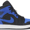 Jordan 1 Mid Hyper Royal Tumbled Leather 554724-077 - Phonecase4u photo 1