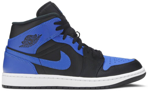 Jordan 1 Mid Hyper Royal Tumbled Leather 554724-077 - Phonecase4u photo 1