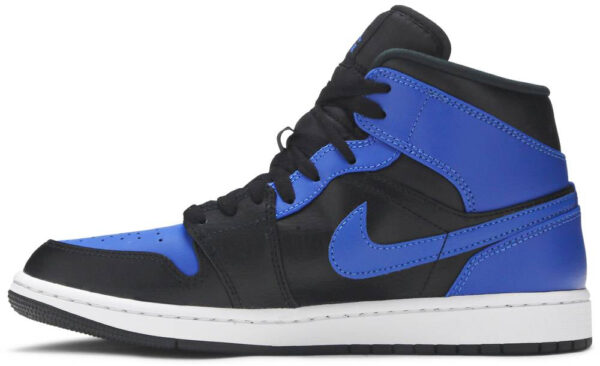 Jordan 1 Mid Hyper Royal Tumbled Leather 554724-077 - Phonecase4u photo 2