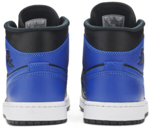 Jordan 1 Mid Hyper Royal Tumbled Leather 554724-077 - Phonecase4u photo 4
