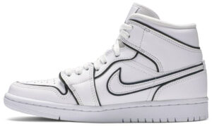 Jordan 1 Mid Iridescent Reflective White (Women's) CK6587-100 - Phonecase4u photo 2