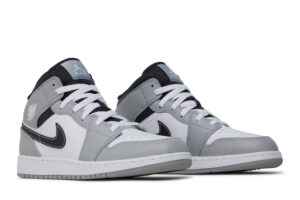 Jordan 1 Mid Light Smoke Grey (GS) 554725-078 - Phonecase4u photo 8