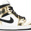 Jordan 1 Mid Metallic Gold Black White DC1419-700 - Phonecase4u photo 1