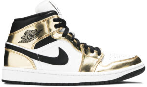 Jordan 1 Mid Metallic Gold Black White DC1419-700 - Phonecase4u photo 1