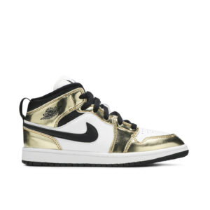 Jordan 1 Mid Metallic Gold Black White (GS) DC1420-700 - Phonecase4u photo 1