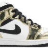 Jordan 1 Mid Metallic Gold Black White (PS) DC1422-700 - Phonecase4u photo 1