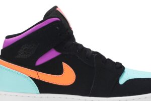 Jordan 1 Mid Multi-Color (GS) 554725-083 - Phonecase4u photo 2