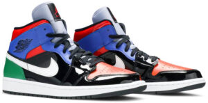 Jordan 1 Mid Multi Patent (Women's) CV5276-001 - Phonecase4u photo 3