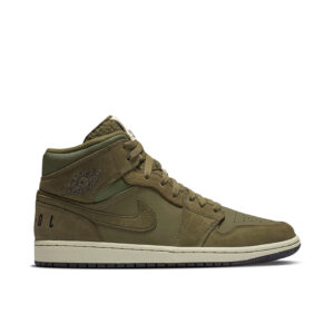 Jordan 1 Mid Olive Canvas (2018) BQ6579-300 - Phonecase4u photo 1