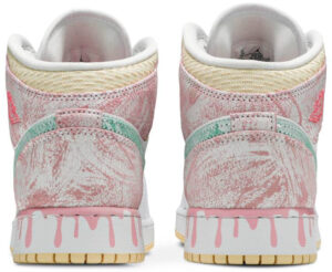Jordan 1 Mid Paint Drip (GS) DD1666-100 - Phonecase4u photo 4