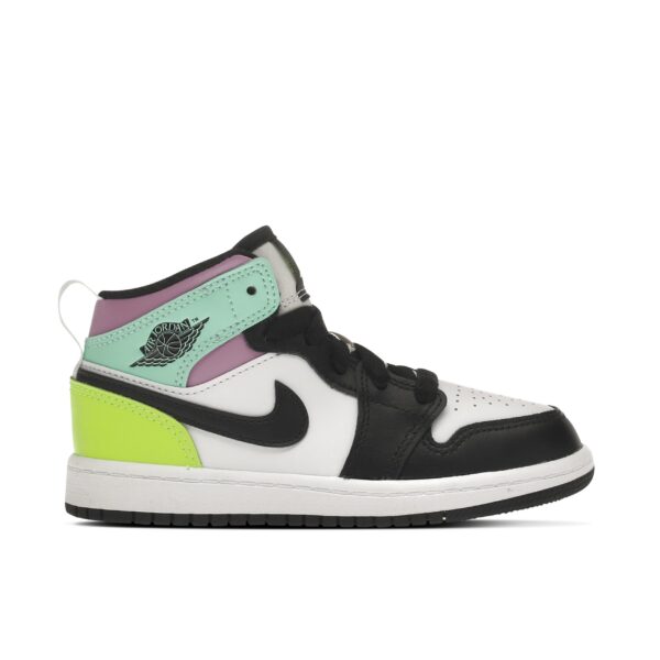 Jordan 1 Mid Pastel Black Toe (PS) 640734-175 - Phonecase4u photo 1