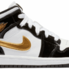 Jordan 1 Mid Patent Black White Gold (PS) BQ6932-007 - Phonecase4u photo 1