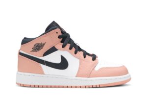 Jordan 1 Mid Pink Quartz (GS) 555112-603 - Phonecase4u photo 1