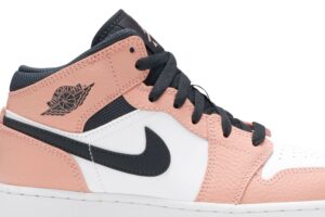 Jordan 1 Mid Pink Quartz (GS) 555112-603 - Phonecase4u photo 2
