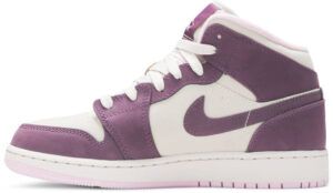 Jordan 1 Mid Pro Purple Desert Sand (GS) 555112-500 - Phonecase4u photo 2