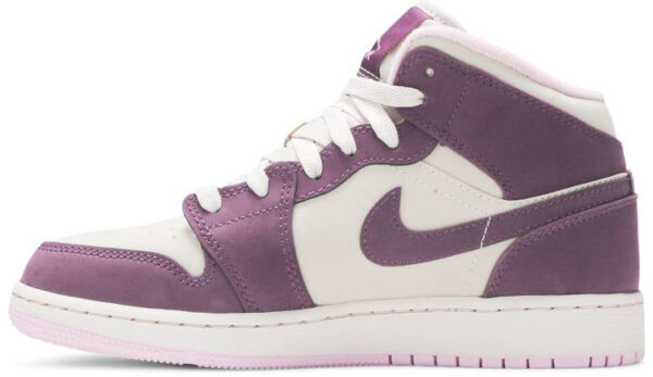 Jordan 1 Mid Pro Purple Desert Sand (GS) 555112-500 - Phonecase4u photo 2