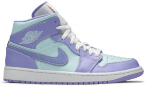 Jordan 1 Mid Purple Aqua 554724-500 - Phonecase4u photo 1