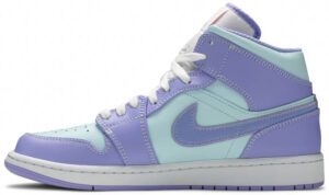 Jordan 1 Mid Purple Aqua 554724-500 - Phonecase4u photo 2