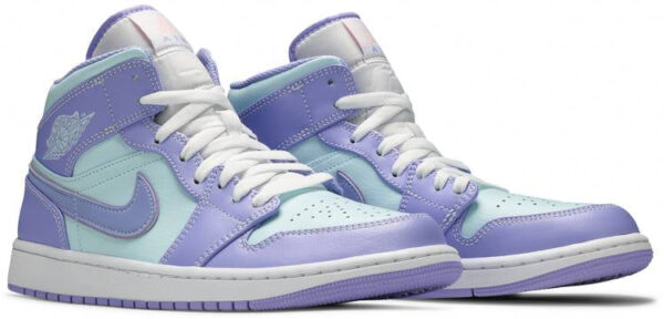 Jordan 1 Mid Purple Aqua 554724-500 - Phonecase4u photo 3