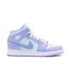 Jordan 1 Mid Purple Aqua (GS) 554725-500 - Phonecase4u photo 1