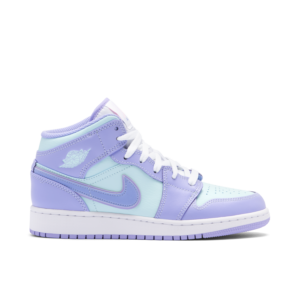 Jordan 1 Mid Purple Aqua (GS) 554725-500 - Phonecase4u photo 1