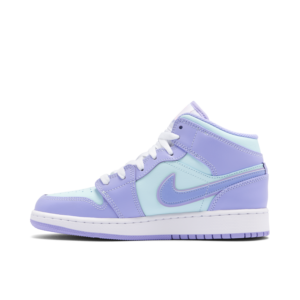 Jordan 1 Mid Purple Aqua (GS) 554725-500 - Phonecase4u photo 2