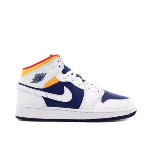 Jordan 1 Mid Royal Blue Laser Orange 554724-131 - Phonecase4u photo 1