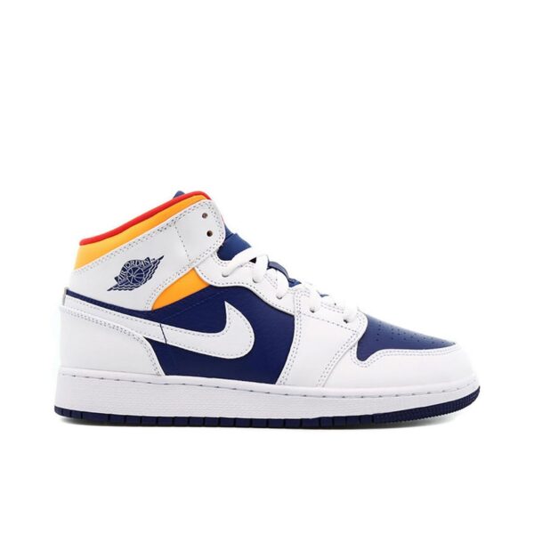 Jordan 1 Mid Royal Blue Laser Orange 554724-131 - Phonecase4u photo 1