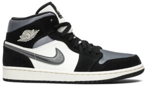 Jordan 1 Mid Satin Grey Toe 852542-011 - Phonecase4u photo 1