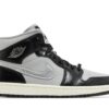 Jordan 1 Mid SE Black Metallic Silver (Women's) FB9892-002 - Phonecase4u photo 1