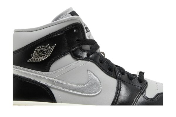 Jordan 1 Mid SE Black Metallic Silver (Women's) FB9892-002 - Phonecase4u photo 2