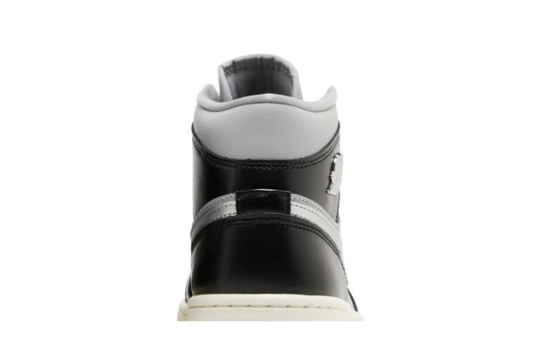 Jordan 1 Mid SE Black Metallic Silver (Women's) FB9892-002 - Phonecase4u photo 7