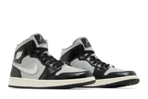 Jordan 1 Mid SE Black Metallic Silver (Women's) FB9892-002 - Phonecase4u photo 8