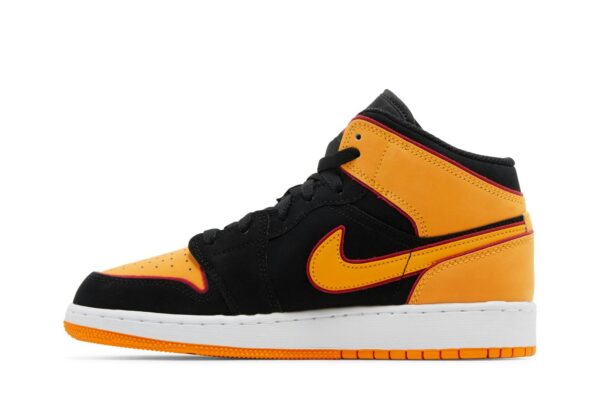 Jordan 1 Mid SE Black Vivid Orange (GS) FJ4924-008 - Phonecase4u photo 3