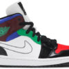 Jordan 1 Mid SE Black White Multi-Color (Women's) DB5454-001 - Phonecase4u photo 1
