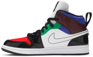 Jordan 1 Mid SE Black White Multi-Color (Women's) DB5454-001 - Phonecase4u photo 2