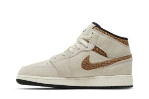 Jordan 1 Mid SE Brown Elephant (GS) DZ5369-102 - Phonecase4u photo 3